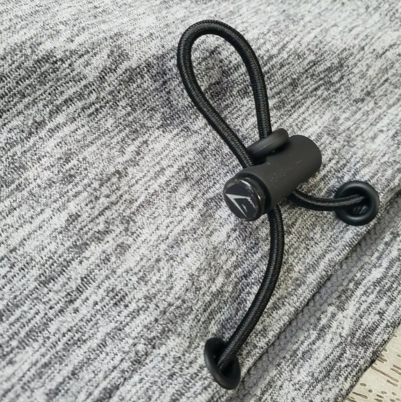 Gymshark Heather Gray Toggle Drawstring Waist Cropped Long Sleeve Athletic Top S - Picture 6 of 11